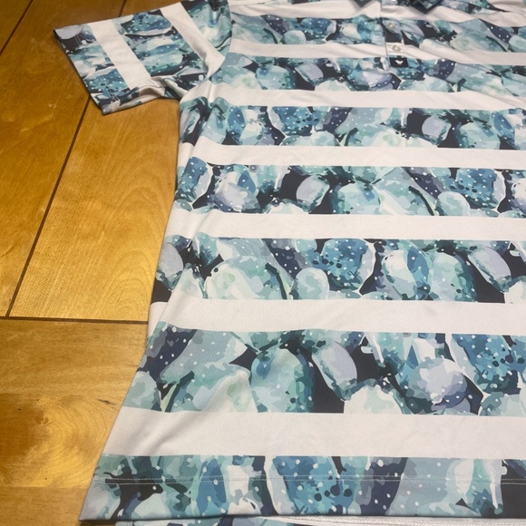 Bad Birdie Polo Abstract Watercolor Size XL Performance Golf - Picture 3 of 14